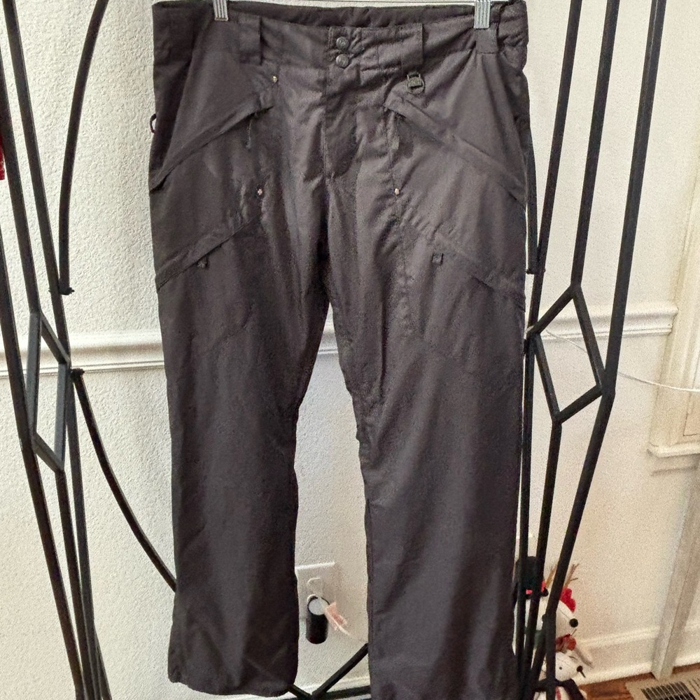Unisex black warm lined ski pants 🎿